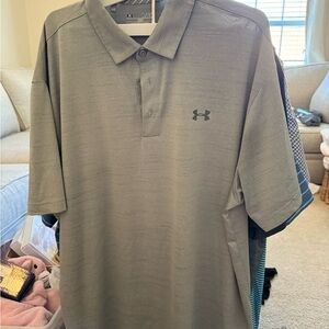 Under Armour Men's Olive Polo Shirt